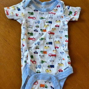 Gerber "Transportation" Onesie - 0-3 M